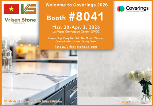 Vrisen Stone to Exhibit at Coverings 2026 – Booth #8041