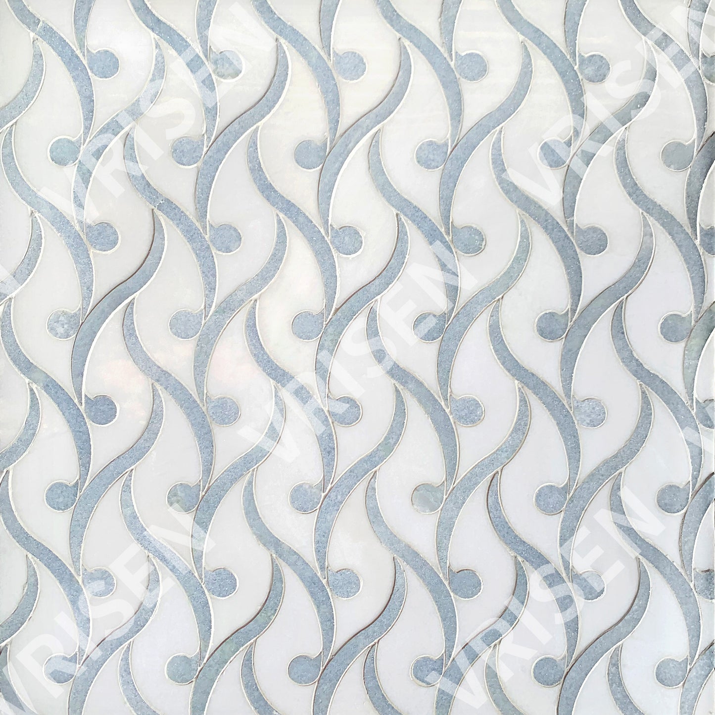 Thassos And Blue Celeste Vines Mosaic – VRISEN VIETNAM CO LTD