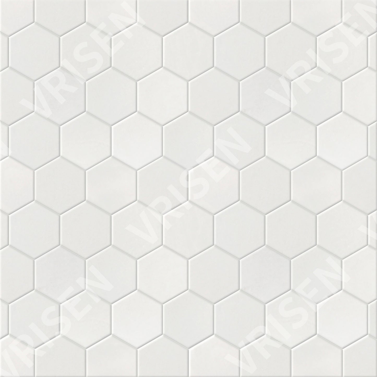 Thassos White 3'' Hexagon  Polished Mosaic