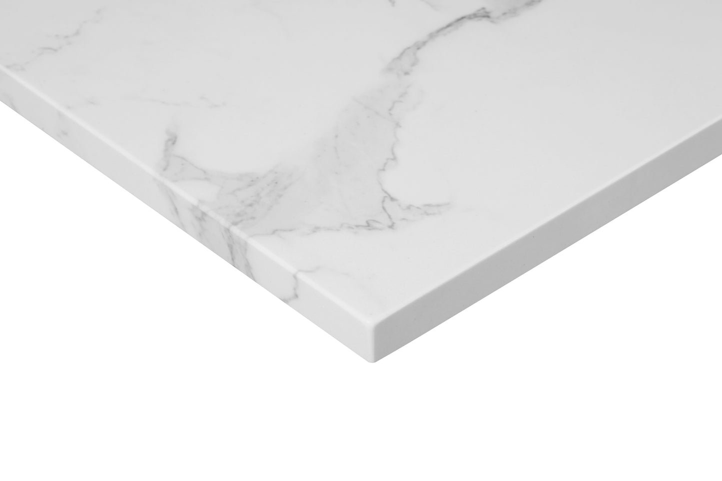 Calacatta Engineered Marble Single Sink Bathroom Vanity Top