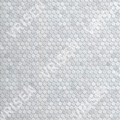 Carrara White Mosaic Polished 1" Honeycomb