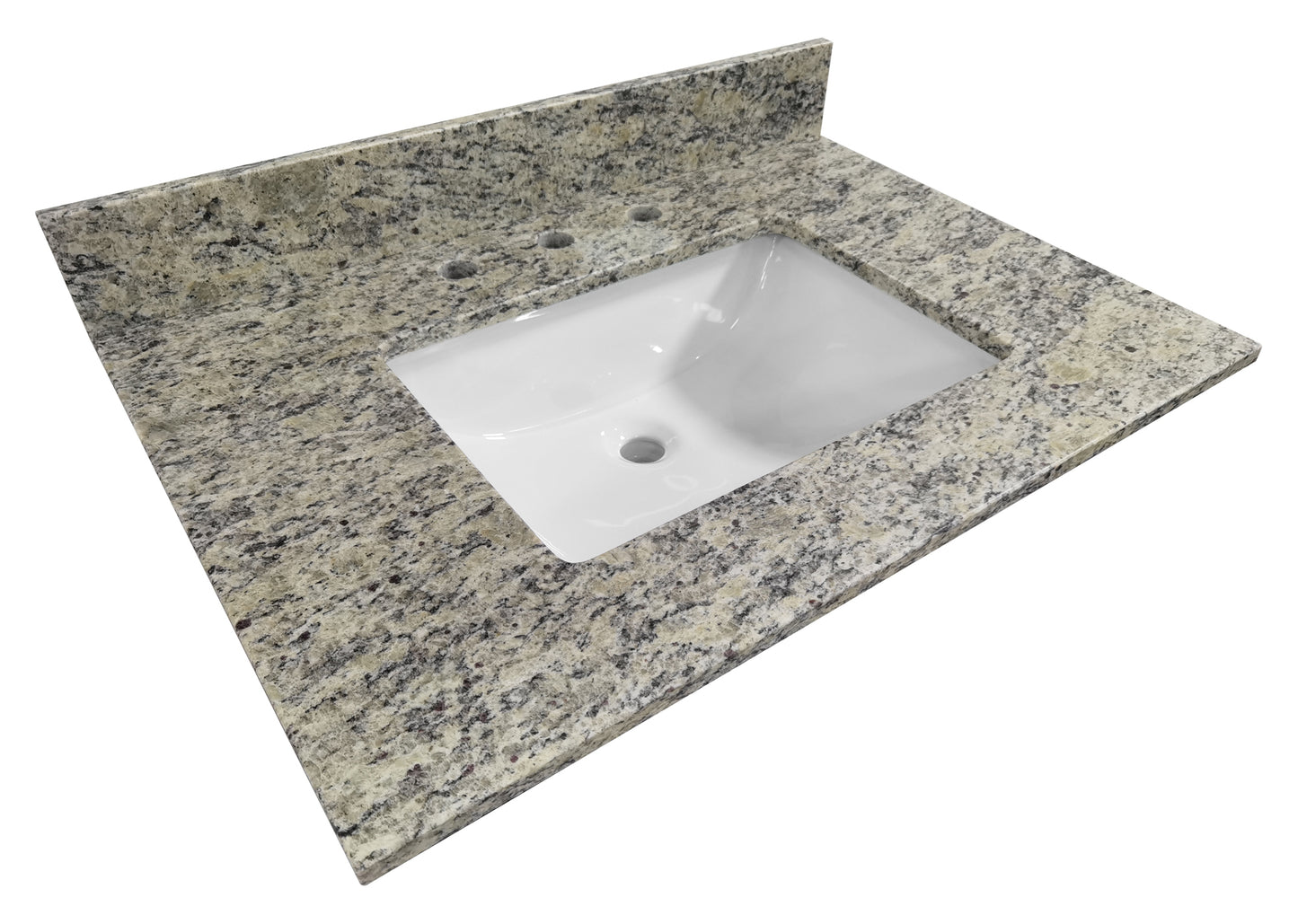 Santa Cecilia Light Granite Single Sink Bathroom Vanity Top