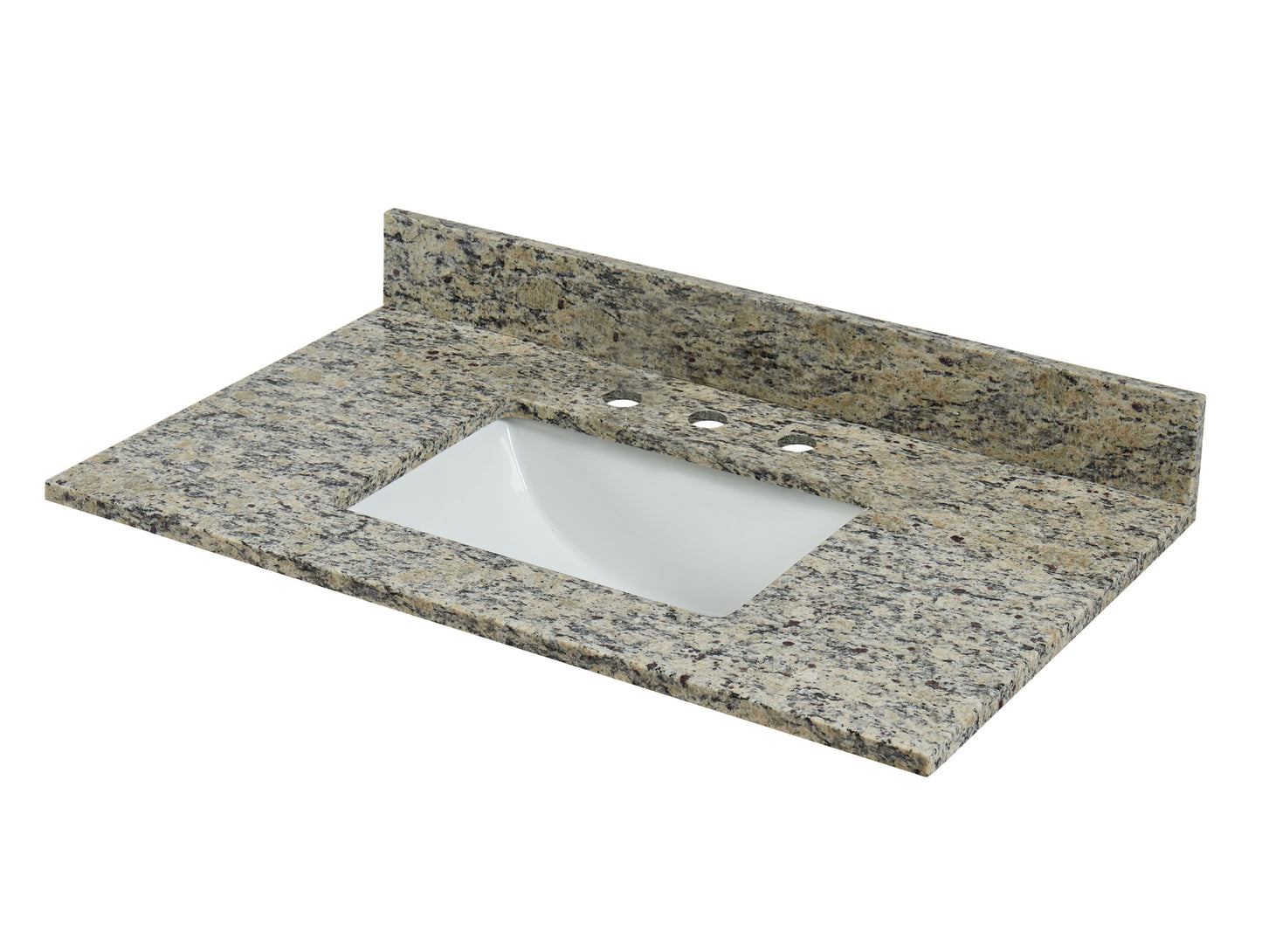 Santa Cecilia Light Granite Single Sink Bathroom Vanity Top