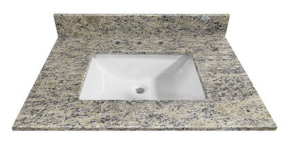 Santa Cecilia Light Granite Single Sink Bathroom Vanity Top