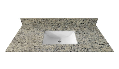 Siena Quartz Single Sink Bathroom Vanity Top (Castle Rock)