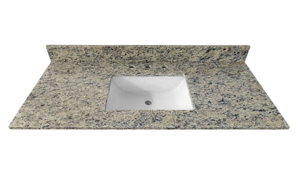 Santa Cecilia Light Granite Single Sink Bathroom Vanity Top