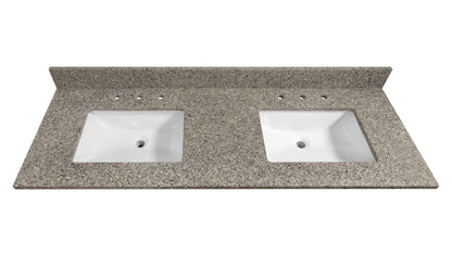 Siena Quartz Single Sink Bathroom Vanity Top (Castle Rock)